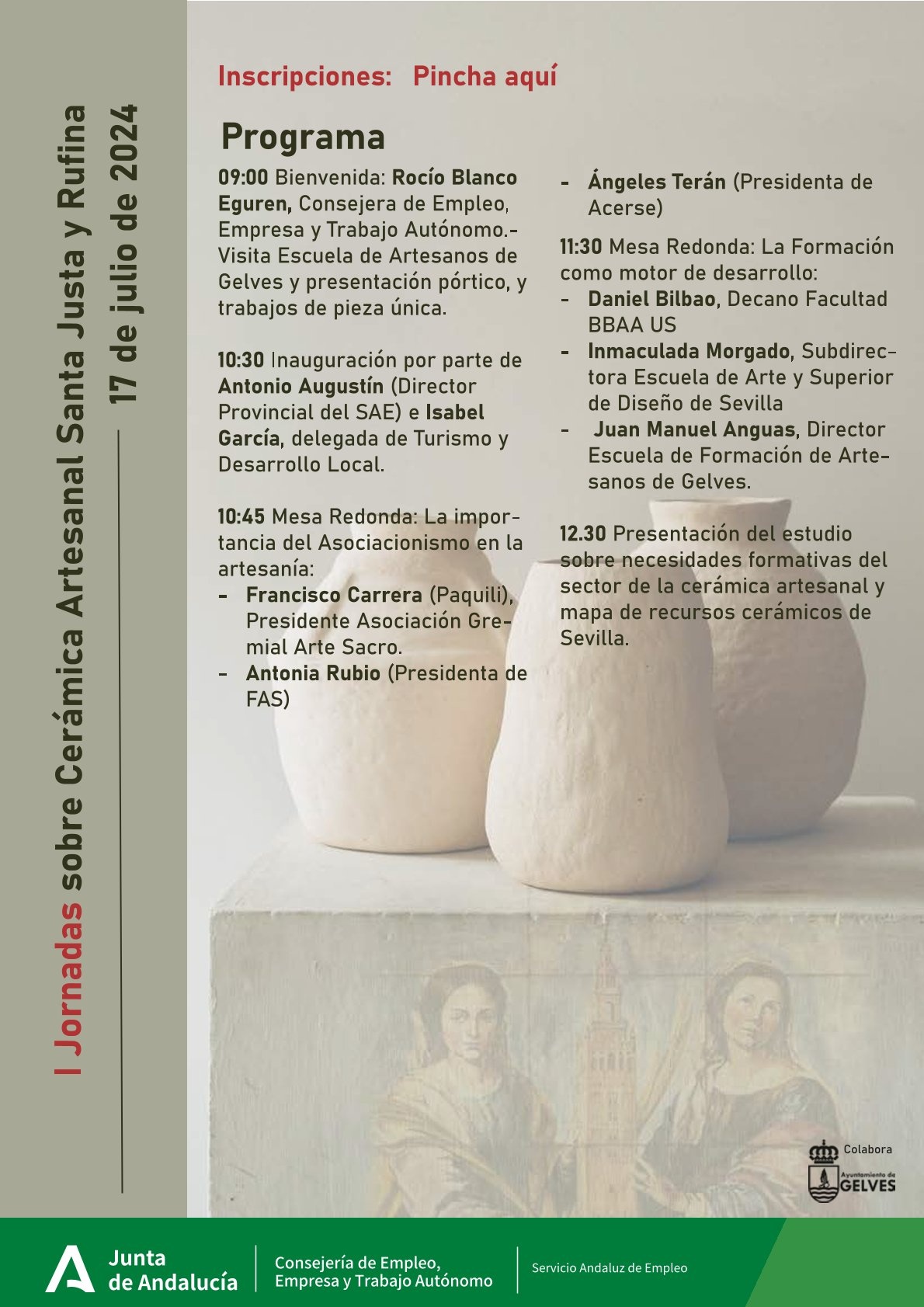 I Jornadas de Cerámica Artesanal «Santa Justa y Rufina»