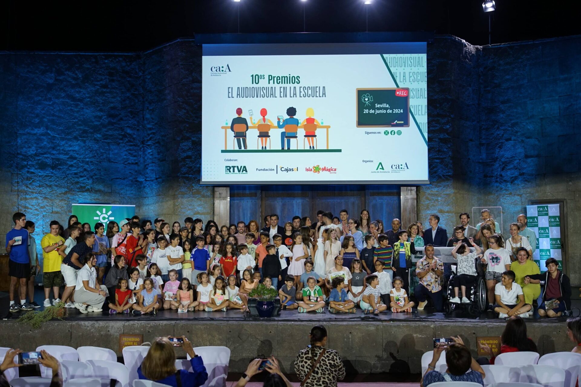 Centros educativos de  Córdoba,  Málaga y Sevilla ganan los décimos Premios Andaluces “El Audiovisual en la Escuela”