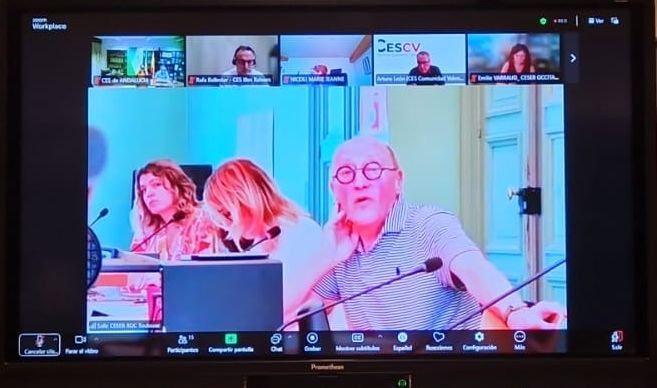 El CES de Andalucía participa en la reunión del Comité Directivo de la Red del Arco Mediterráneo
