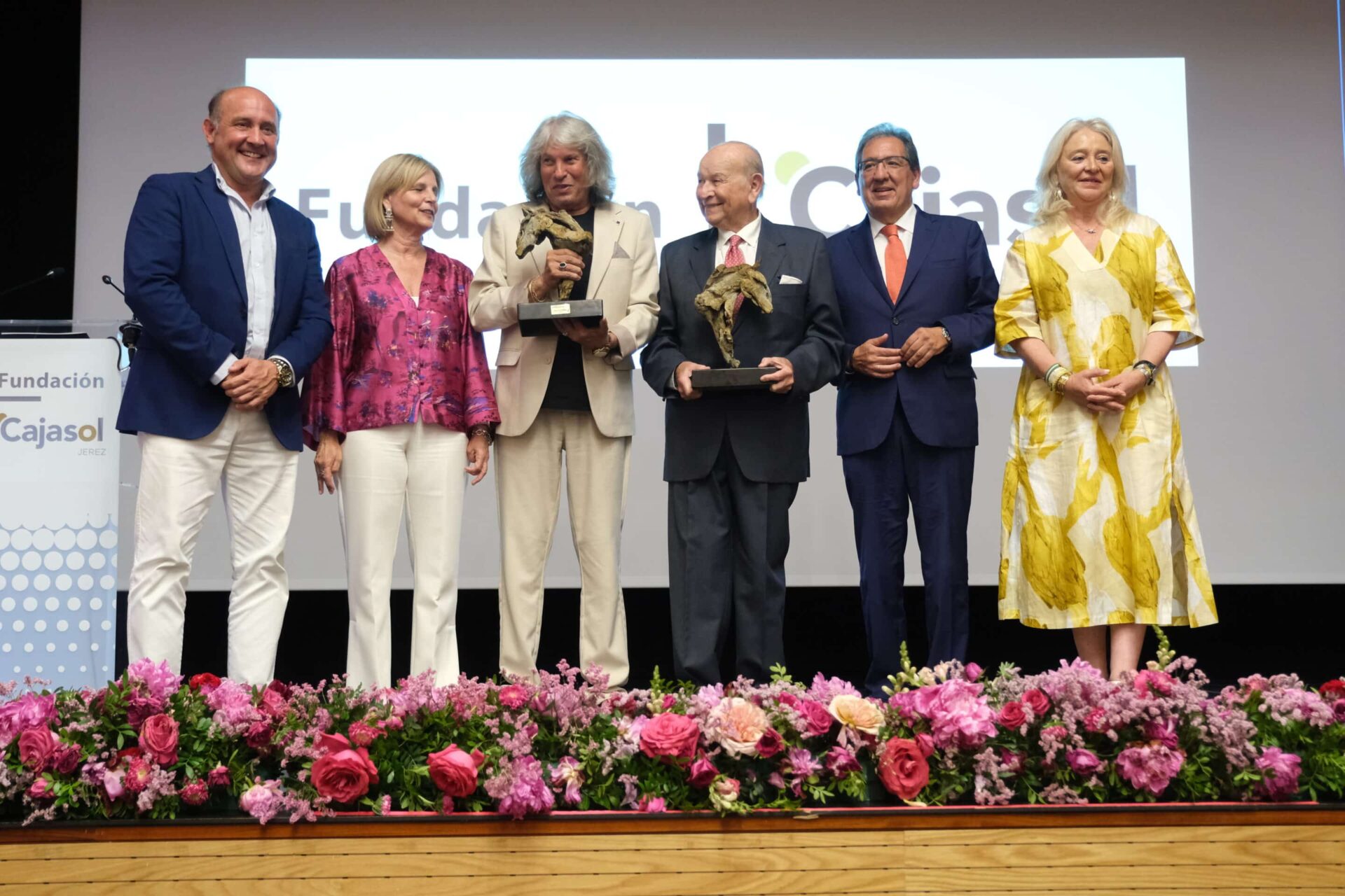 Álvaro Domecq y José Mercé, Premios Tradición de la Fundación Cajasol en Jerez