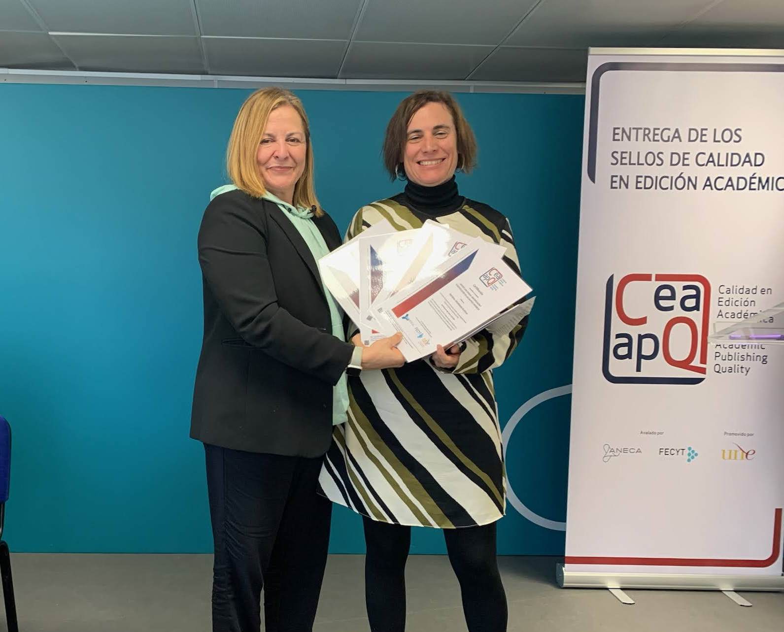 La Editorial de la US alcanza los diez sellos de Calidad en Edición Académica y se consolida como la primera de España