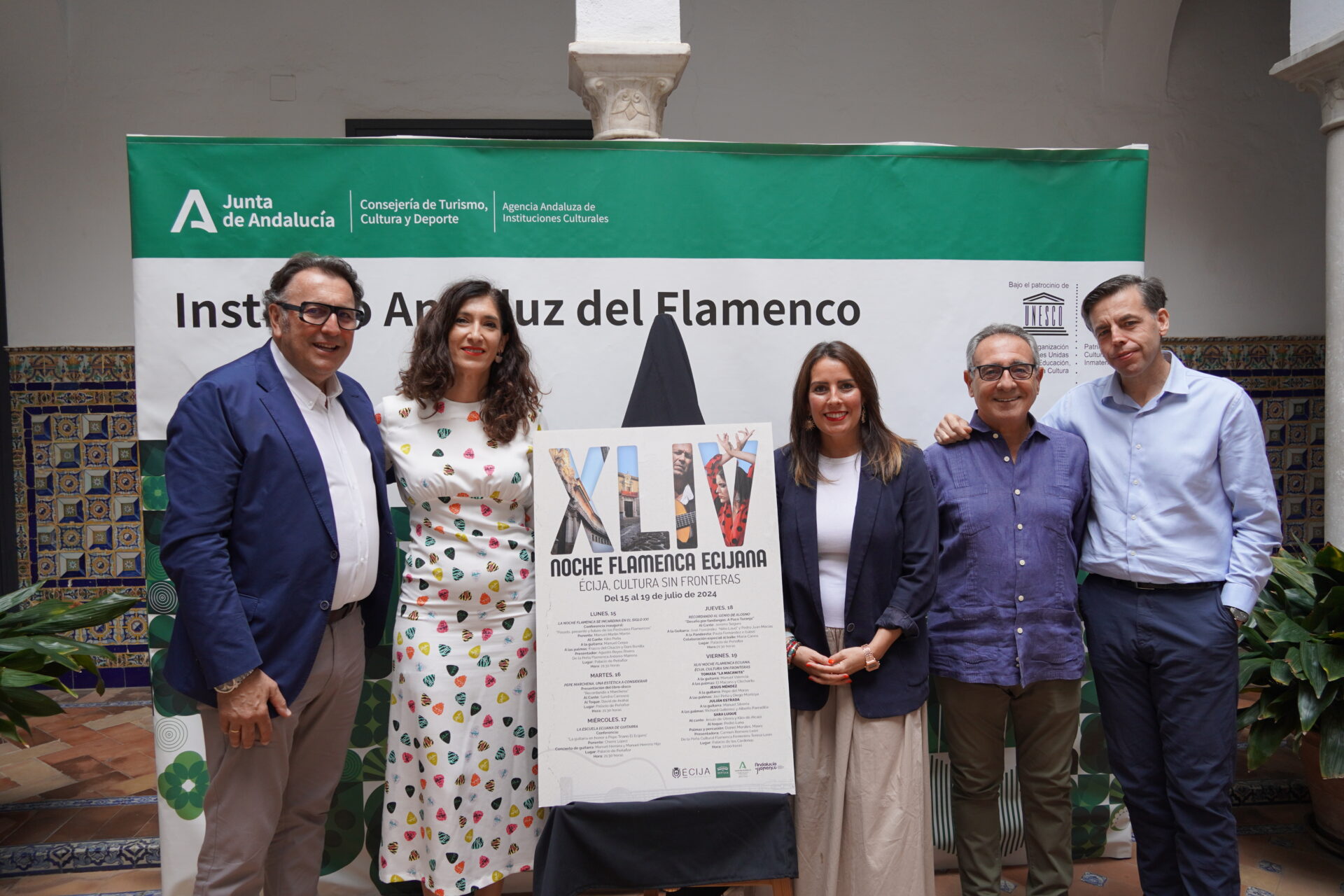 La XLIV edición del Festival ‘Noche Flamenca Ecijana’ se celebra del 15 al 19 de julio con el objetivo de consolidar y hacer atractivo para los jóvenes el formato