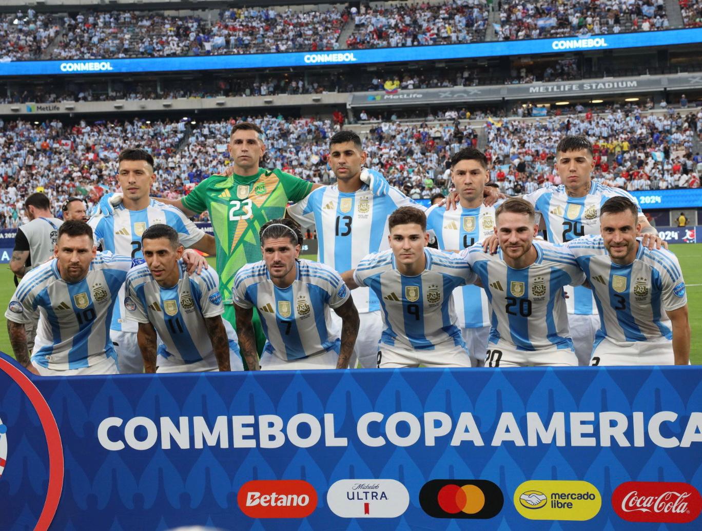 montiel, titular en el pase a la final de la copa américa de argentina al vencer a canadá