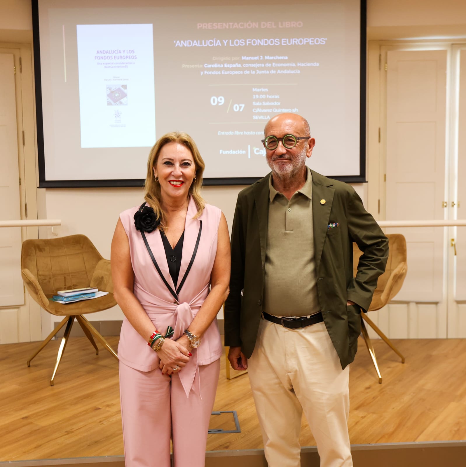 Manuel Marchena presenta, en la Fundación Cajasol, el libro «Andalucía y los Fondos Europeos»