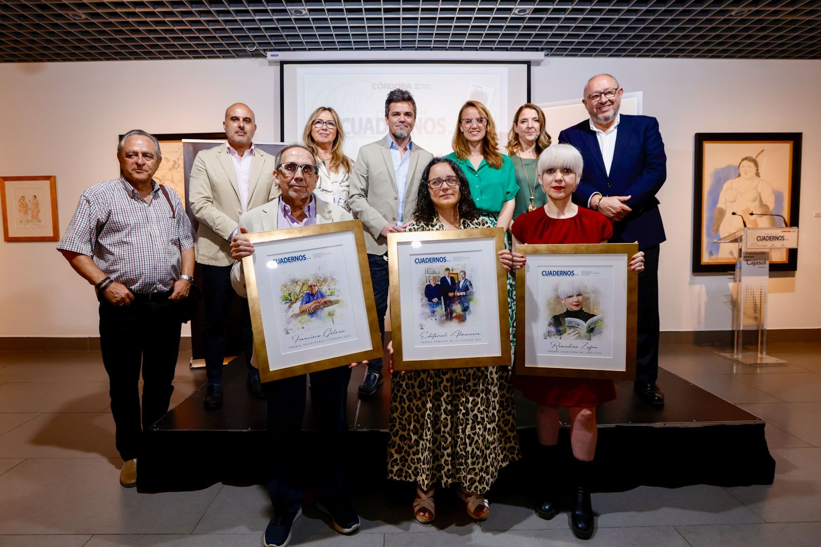 Premios Cuadernos del Sur en la Fundación Cajasol en Córdoba