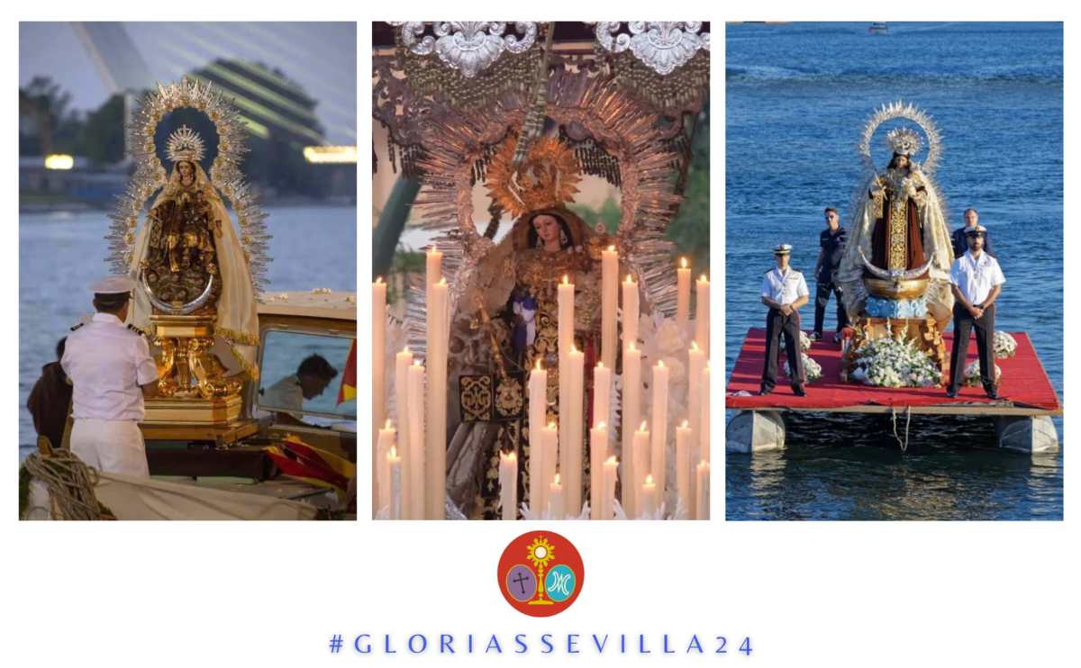 SEVILLA CELEBRA LA FESTIVIDAD DEL CARMEN CON LA PROCESIÓN CARMELITA DE SANTA CATALINA Y LA FLUVIAL DE CALATRAVA, MIENTRAS EL CARMEN DEL PUENTE CELEBRA ESTE JUEVES SU PROCESIÓN FLUVIAL Y GLORIOSA POR EL RÍO Y POR TRIANA