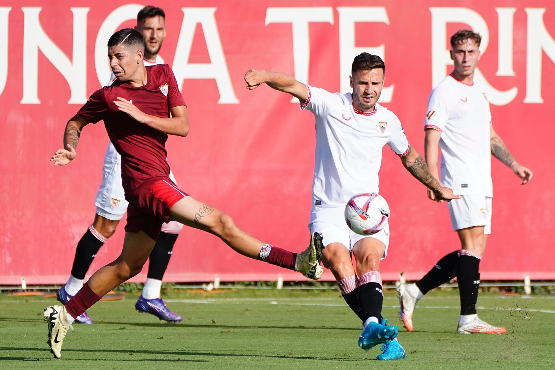 finaliza la semana de trabajo con partido de entrenamiento y tercer tiempo con el filial