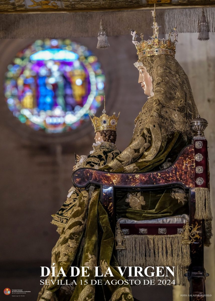 LA VIRGEN DE LOS REYES EN LA FOTOGRAFÍA DE SALAZAR-BAJUELO PROTAGONIZA EL CARTEL DEL DÍA DE LA VIRGEN 2024