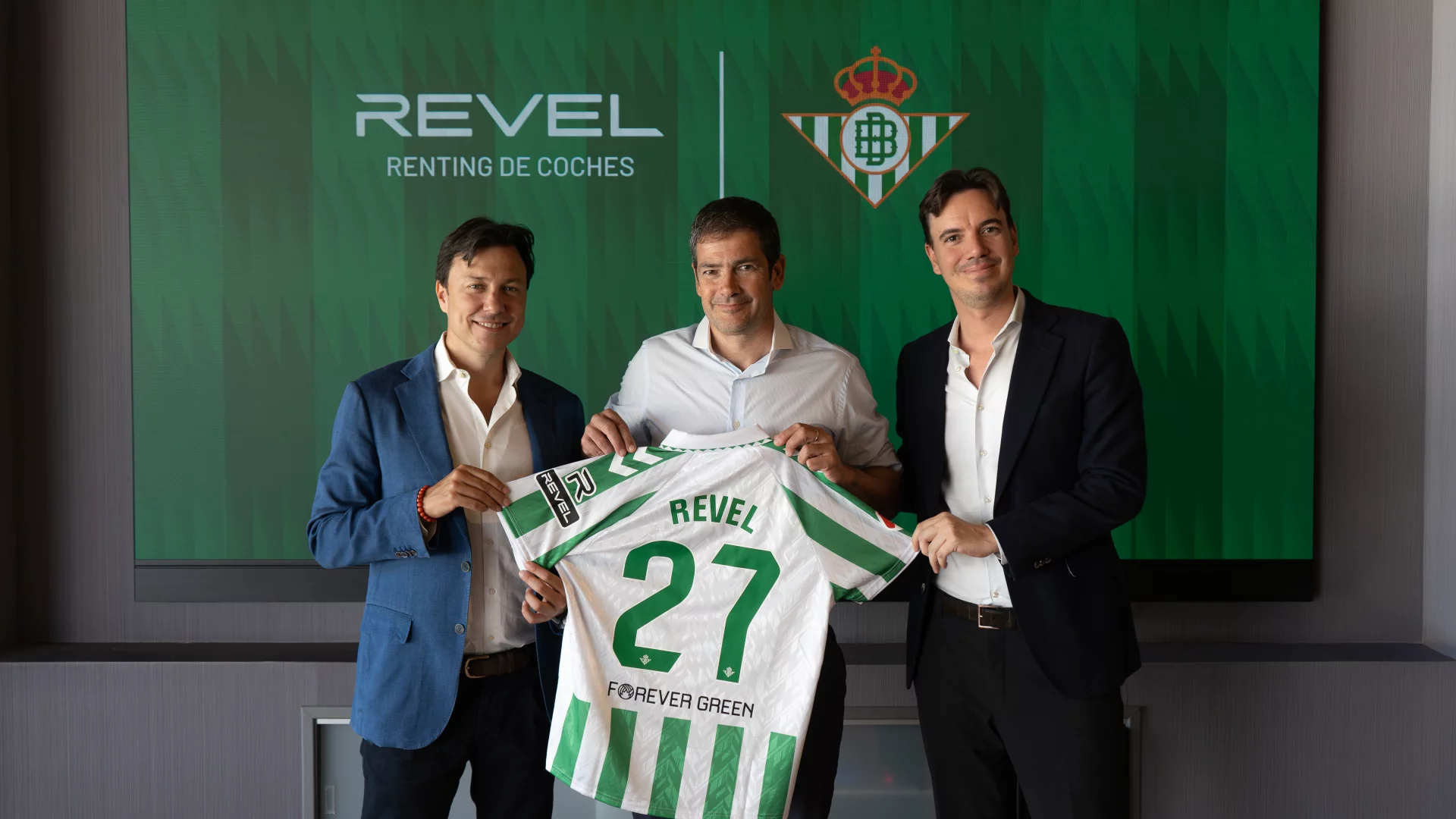 El Real Betis y REVEL firman un acuerdo de patrocinio hasta 2027