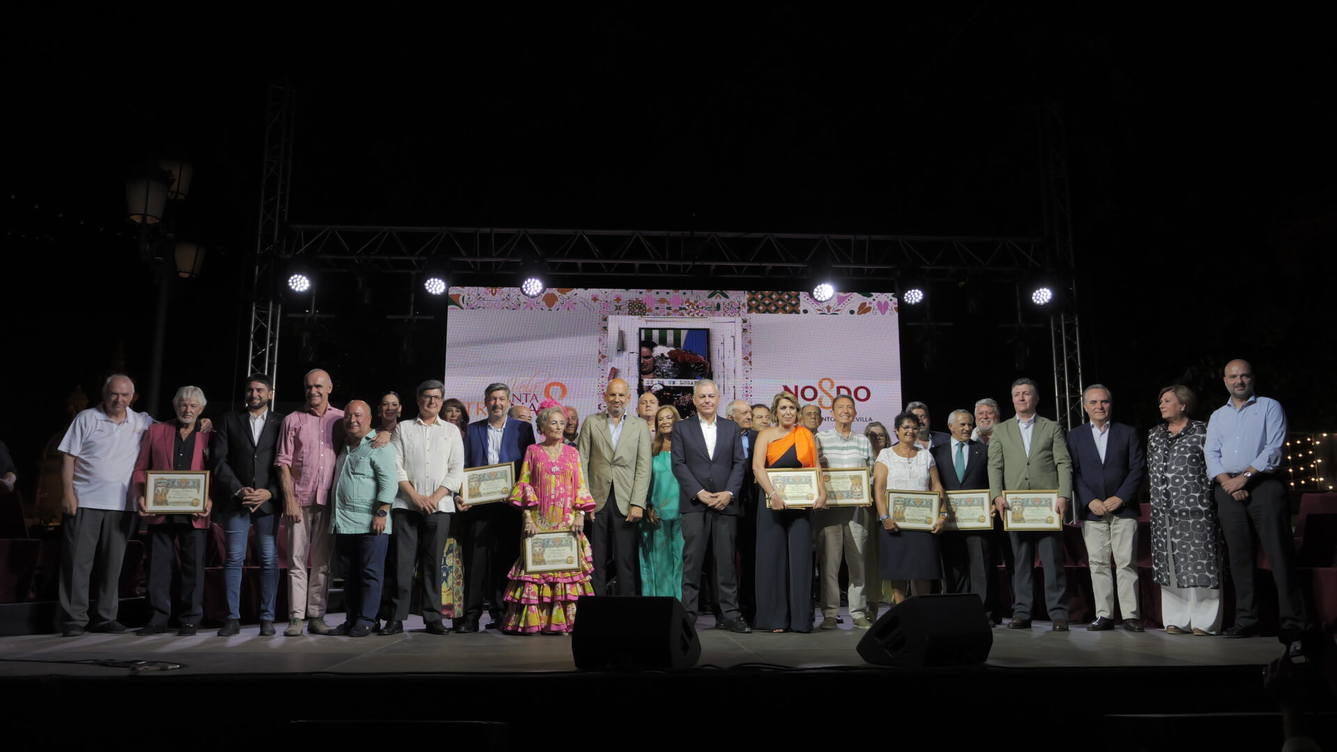 Galardonados con motivo de la Velá de Santa Ana
