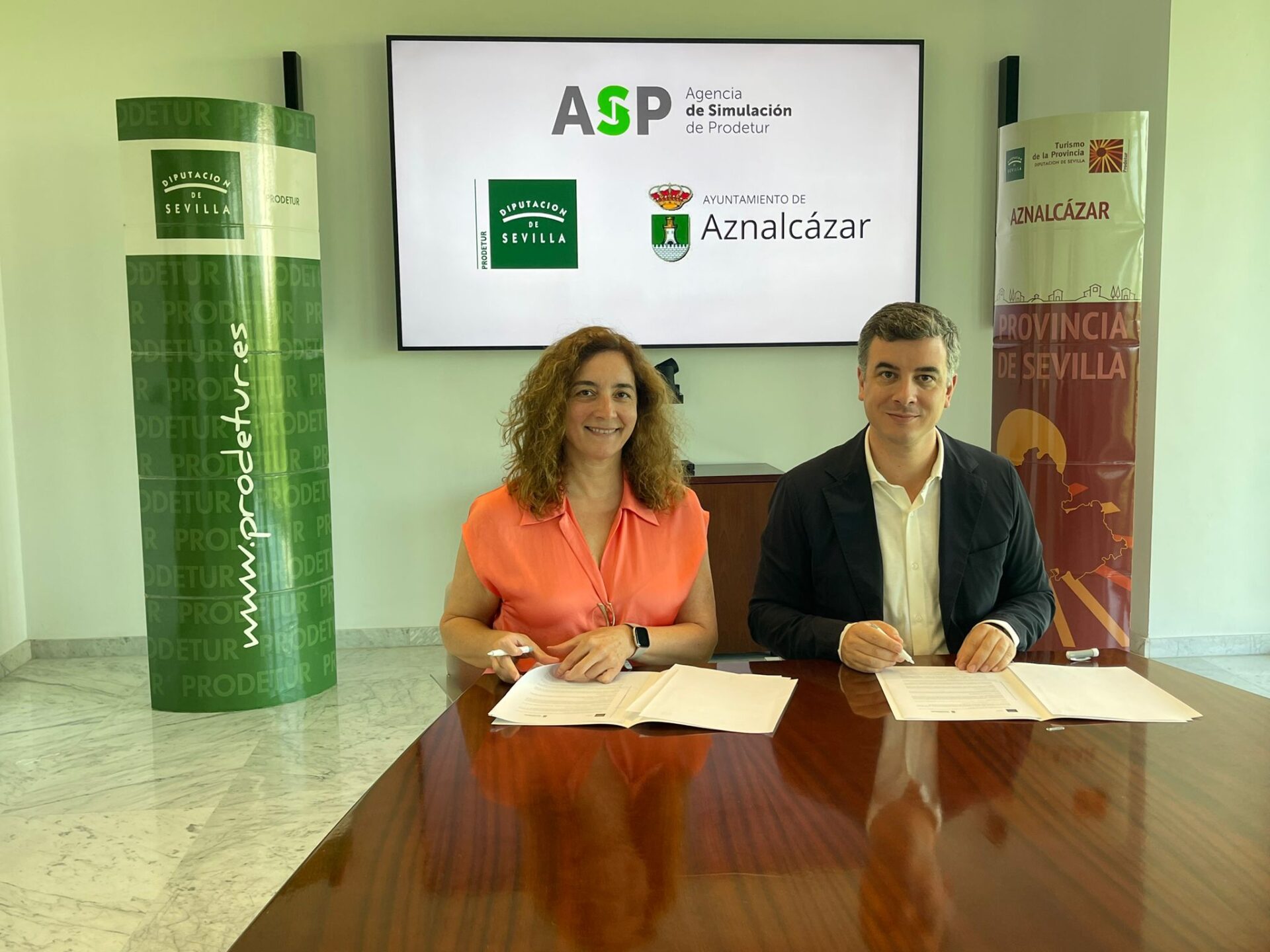 Aznalcázar se une al programa de simulación de empresas de la Diputación de Sevilla