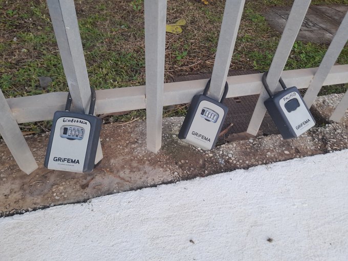 Candados de viviendas tursíticas