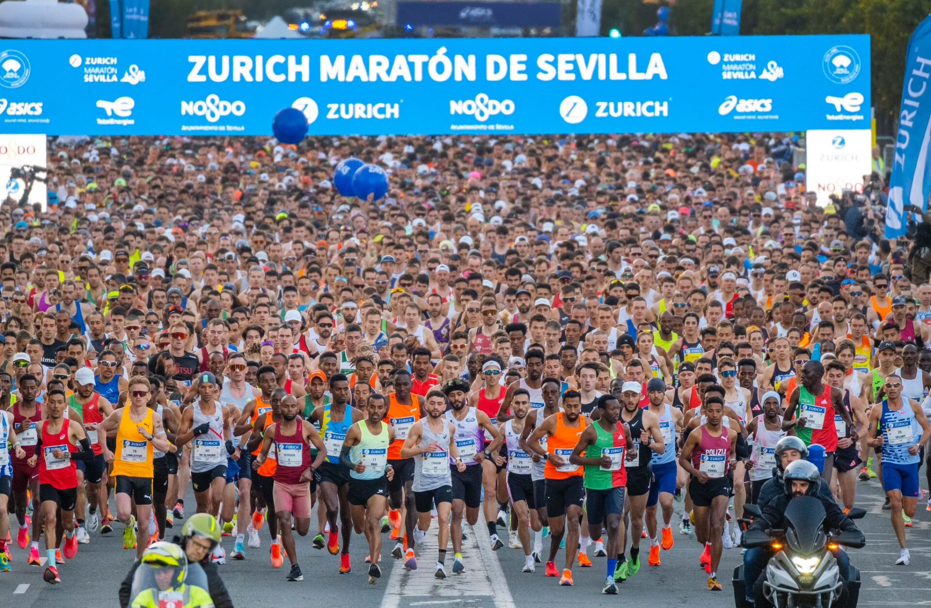El Zurich Maratón de Sevilla 2025 agota sus inscripciones seis meses y medio antes de su celebración el 23 de febrero