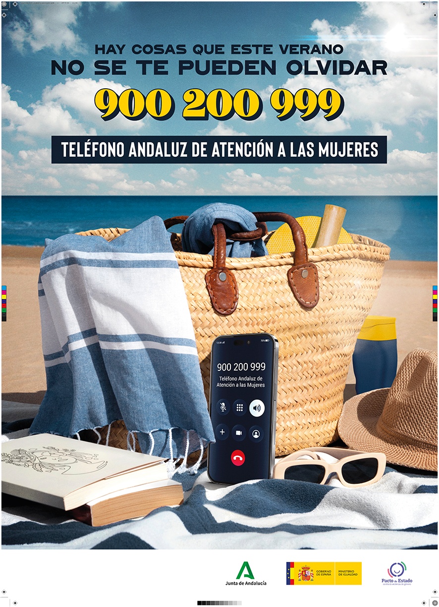 Gelves se suma a la campaña “Hay cosas que este verano no se te pueden olvidar 900 200 999. El teléfono andaluz de atención a las mujeres”