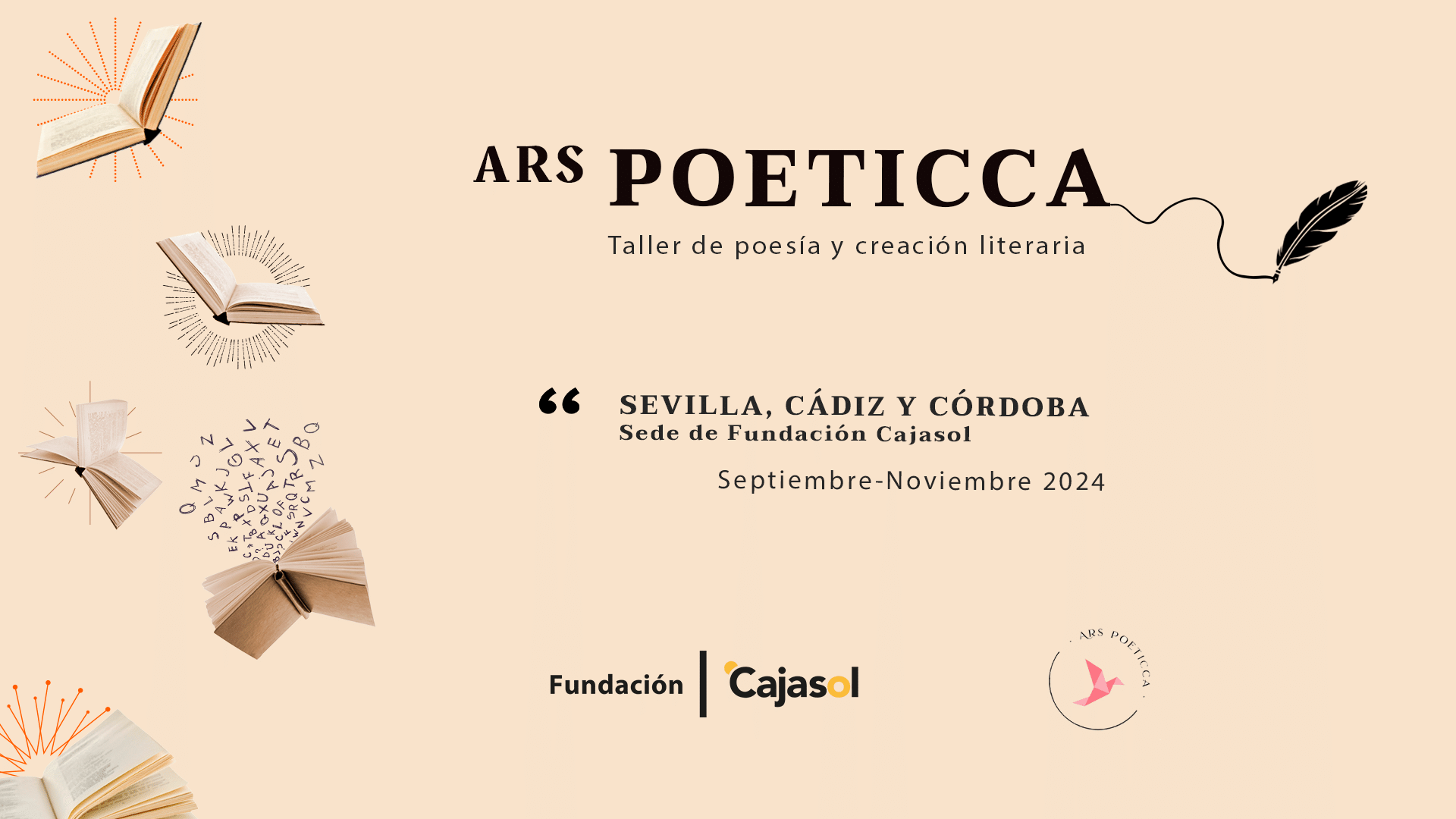 Abierto el plazo de inscripción para los talleres creación literaria ‘Ars Poeticca’