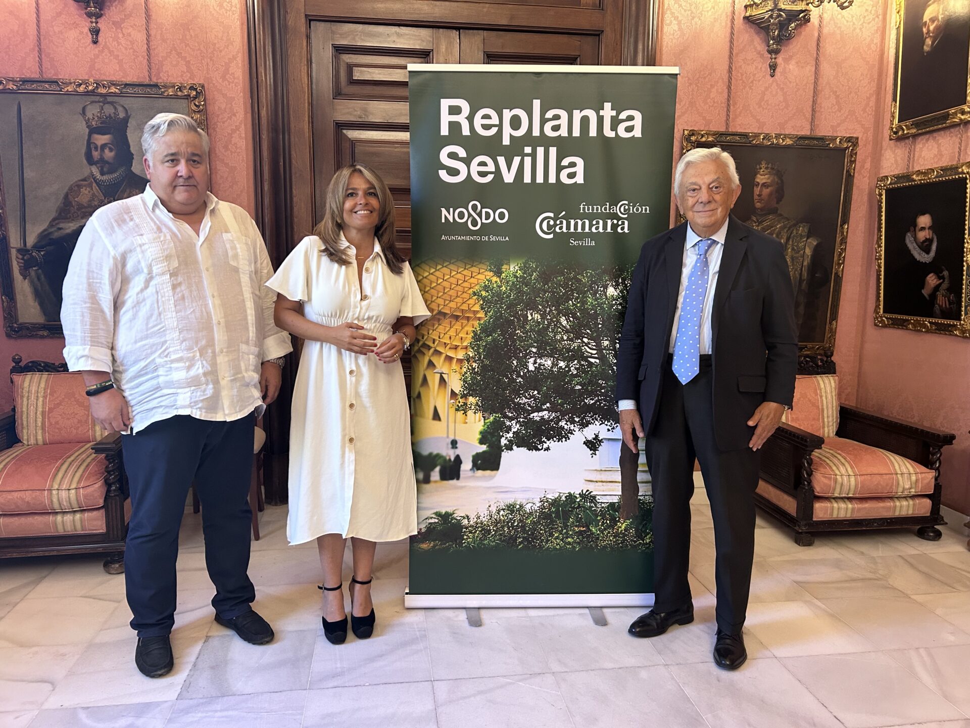 El proyecto Replanta Sevilla crece con la adhesión de nuevas empresas como Grupo MAS, Grupo Martín Casillas y el Consorcio de Jabugo