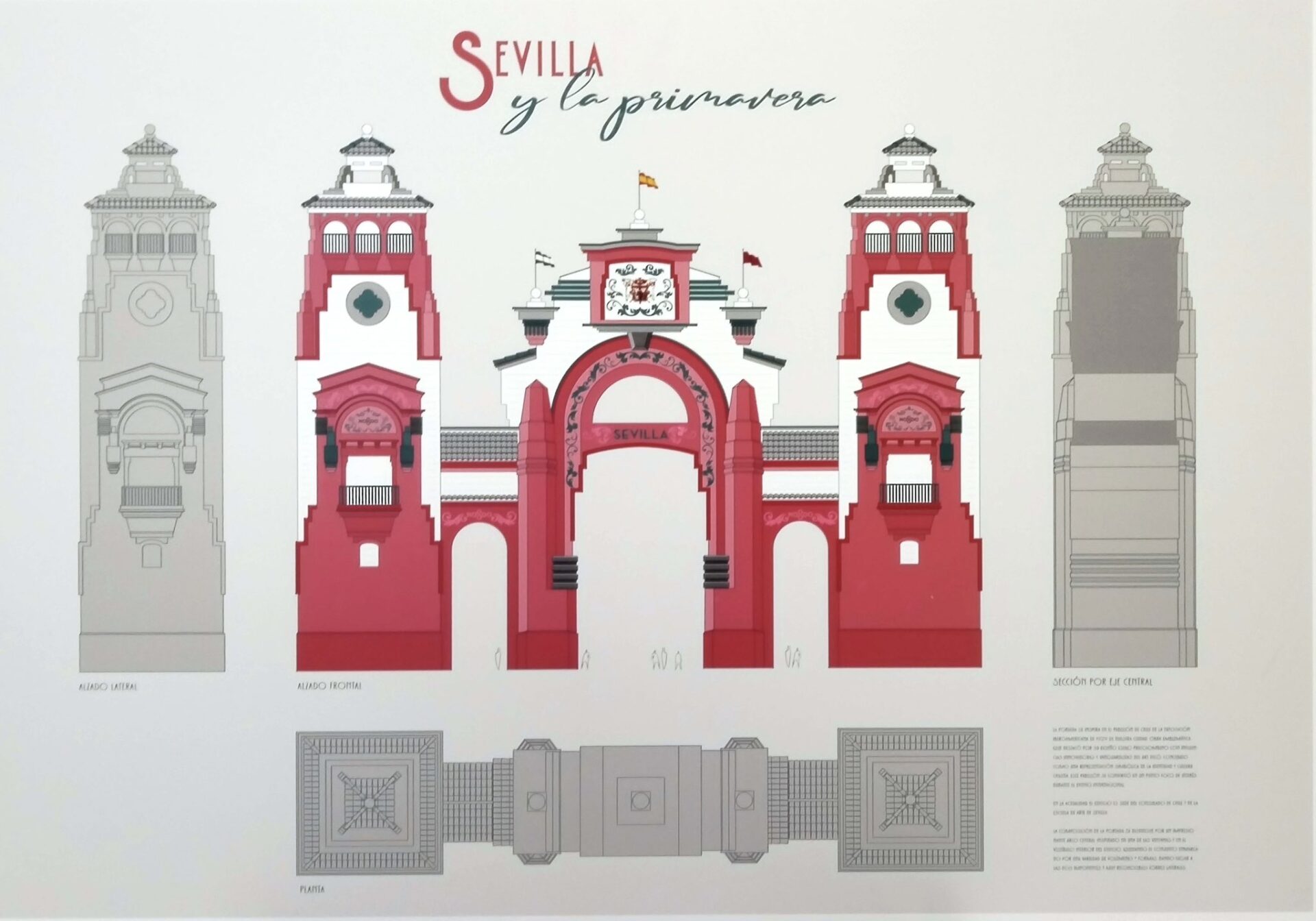 El Pabellón de Chile de la Expo del 29, protagonista de la portada de la Feria de Abril 2025