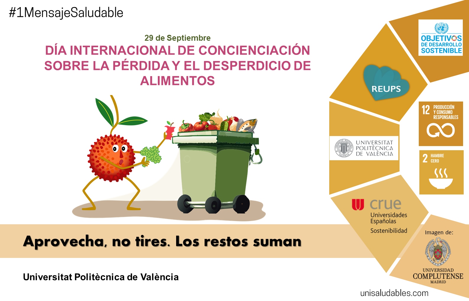 Las Universidades, pilares en la lucha contra el desperdicio alimentario