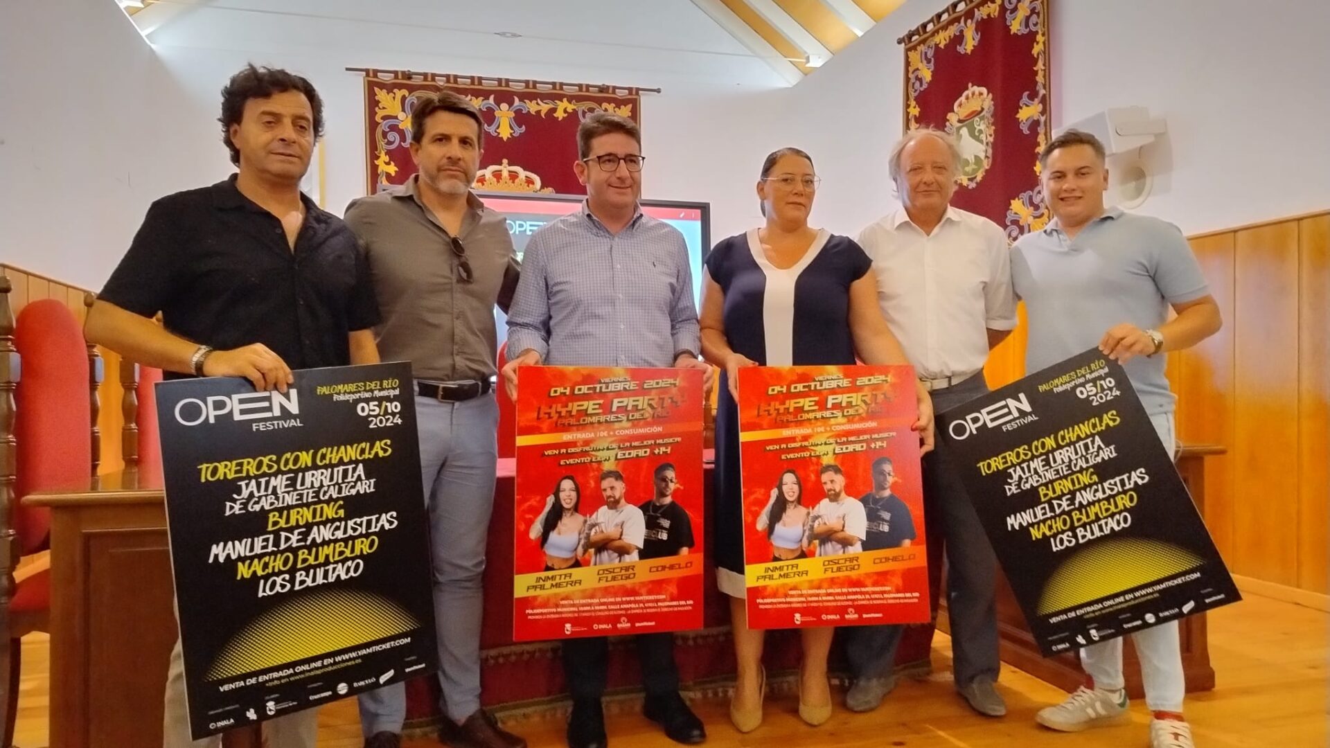 Presentación del Open Festival y Hype Party en Palomares del Río