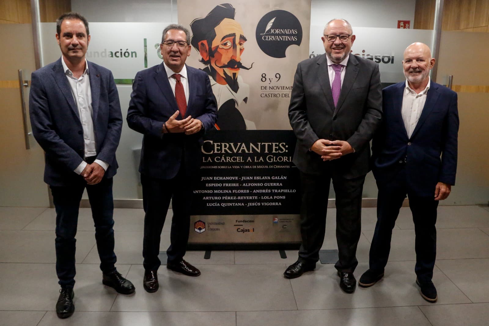 Fundación Cajasol, Ayuntamiento de Castro del Río y Universidad de Córdoba se alían para impulsar las Jornadas Cervantinas