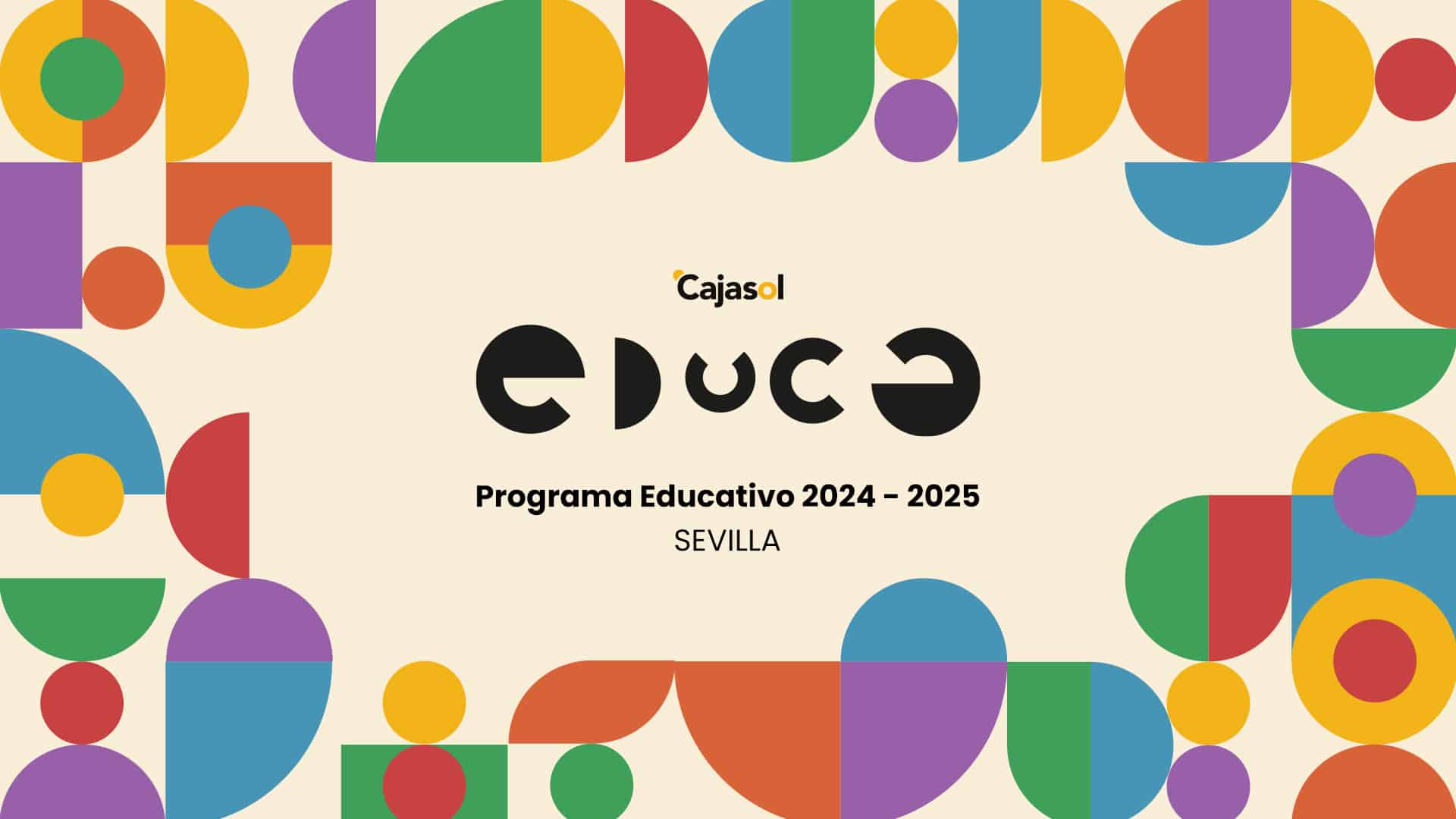 Abrimos el curso escolar con Cajasol Educa, un programa educativo dirigido a centros escolares