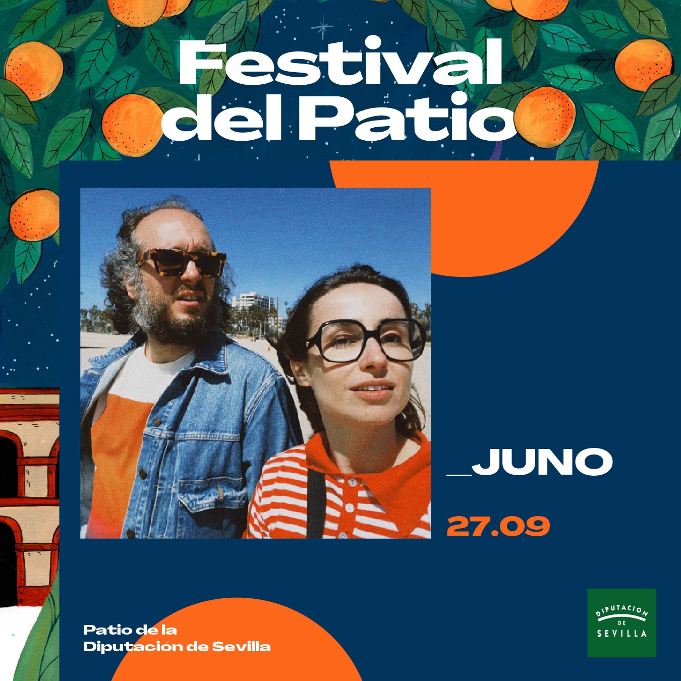 _juno elige el patio de la Diputación de Sevilla para poner punto y final este viernes a su ‘Limbotour’