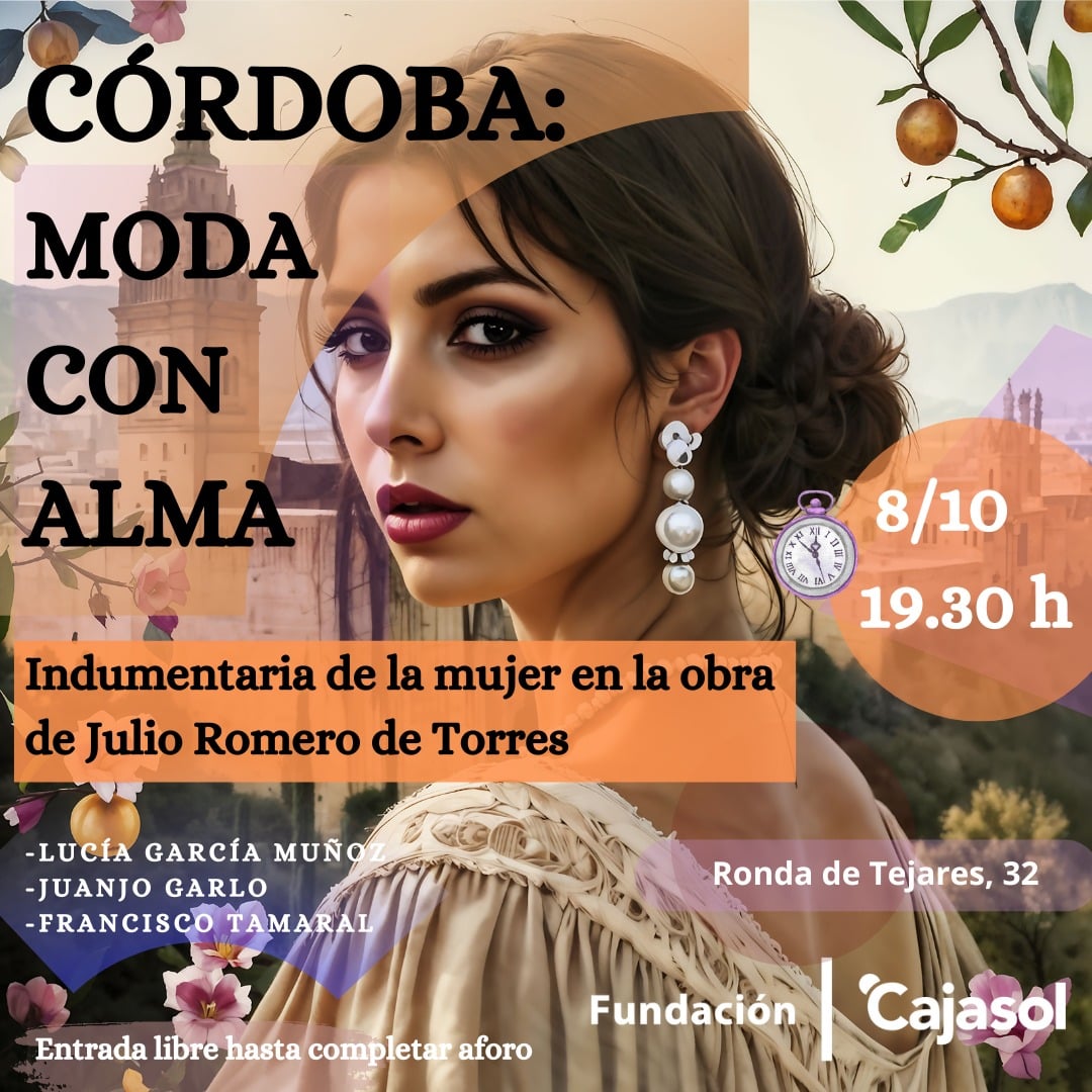 Conferencia sobre la moda femenina en la obra de Julio Romero de Torres en Fundación Cajasol