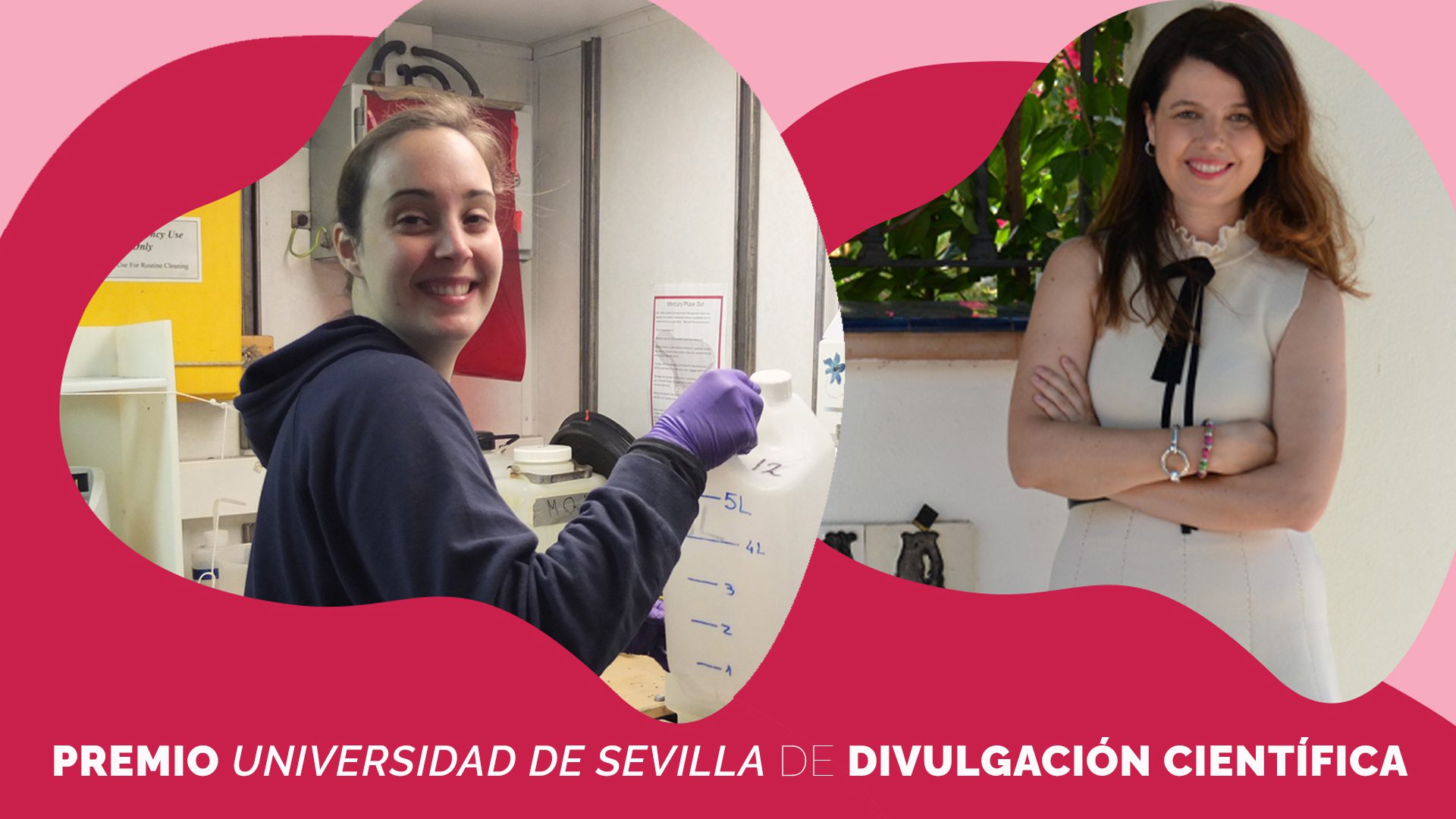 Lola Pons y Elena Ceballos obtienen el Premio Universidad de Sevilla a la Divulgación Científica