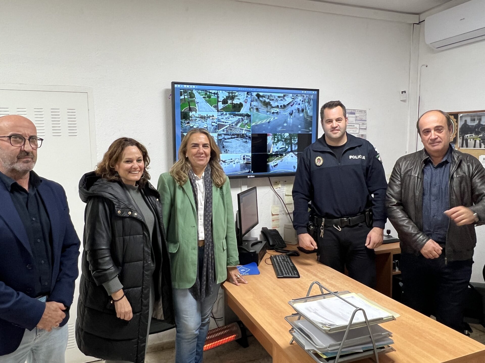 La Diputación destina cerca de 150.000 euros a la instalación de 14 cámaras de videovigilancia inteligente en el municipio de Espartinas