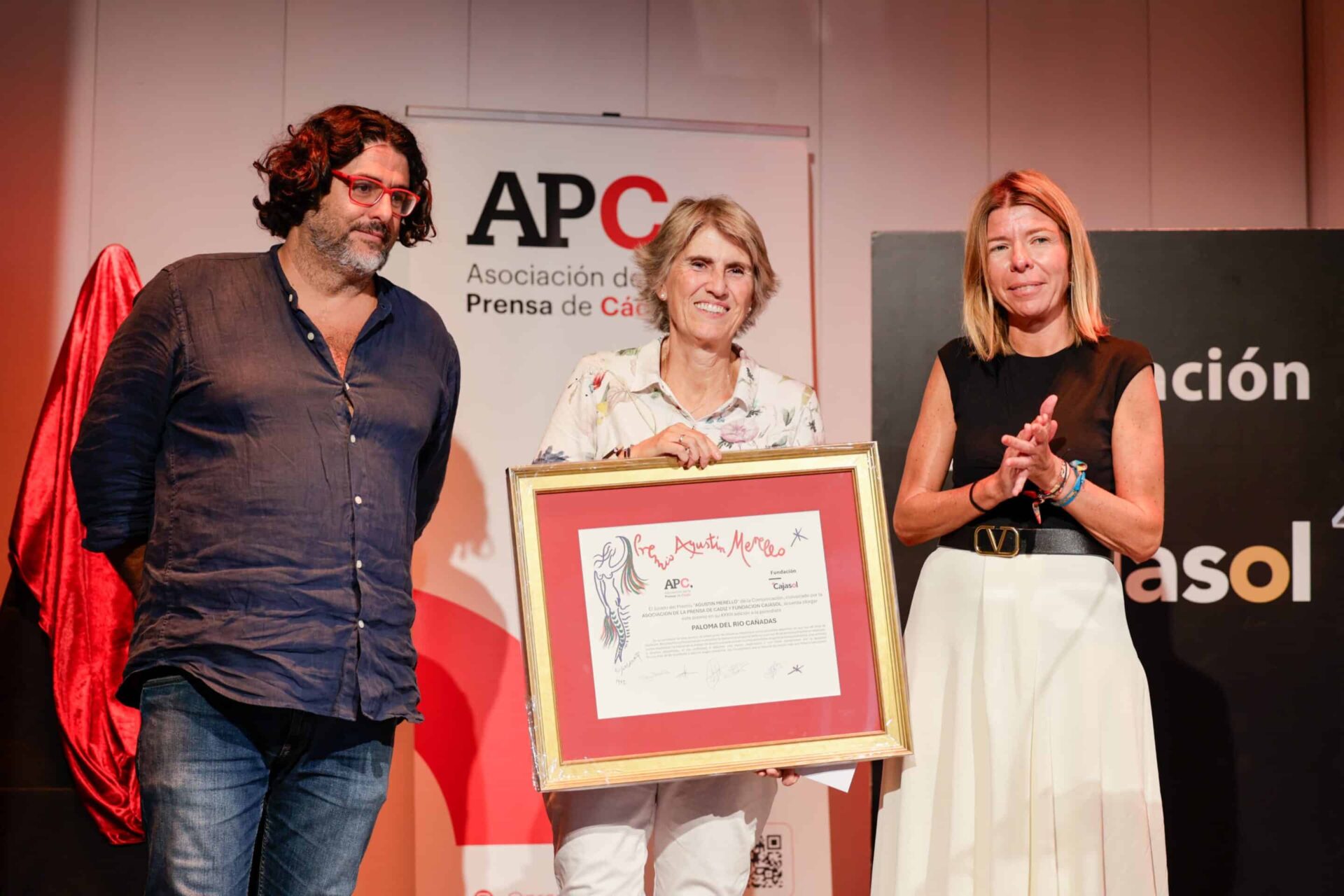 Paloma del Río, XXXIII Premio Agustín Merello de la Comunicación