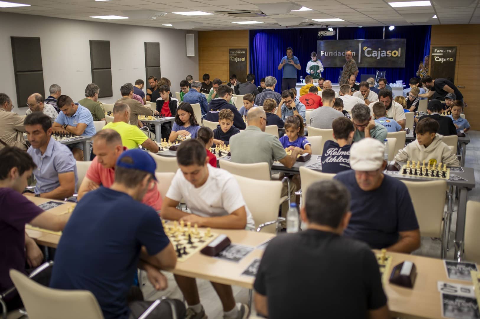 Culmina con éxito el I Open de Ajedrez Fundación Cajasol