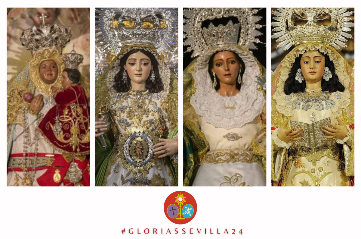 SEVILLA RECIBE OCTUBRE CON CUATRO PROCESIONES DE GLORIA