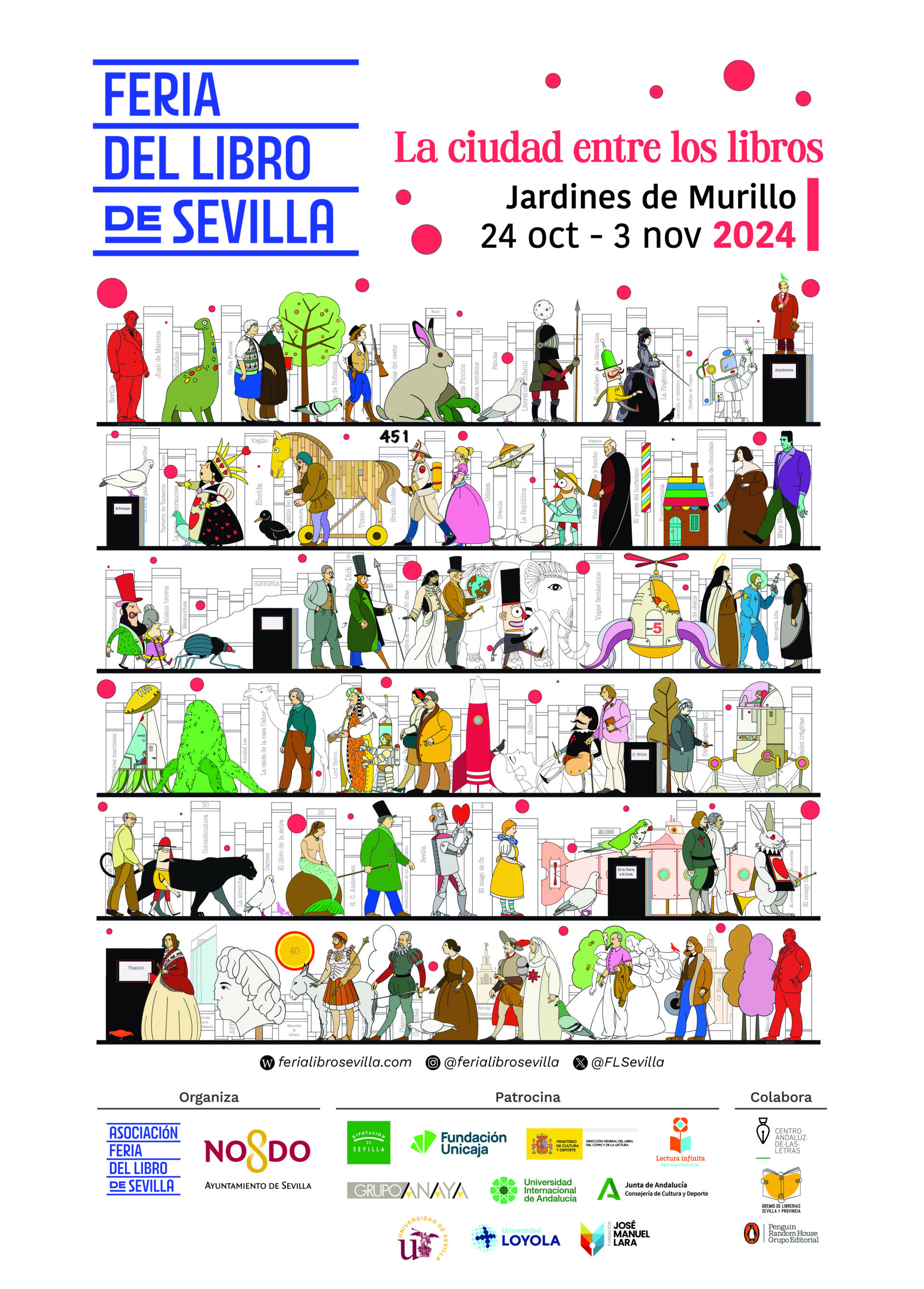 El Ayuntamiento presenta la nueva edición de la Feria del Libro, que estrena ubicación en los Jardines de Murillo