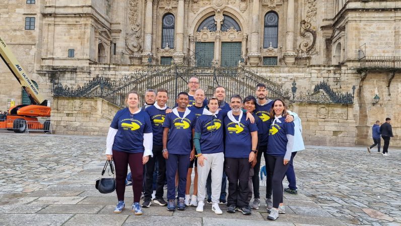 Reclusos del Centro Penitenciario de Sevilla II peregrinan a Santiago de Compostela