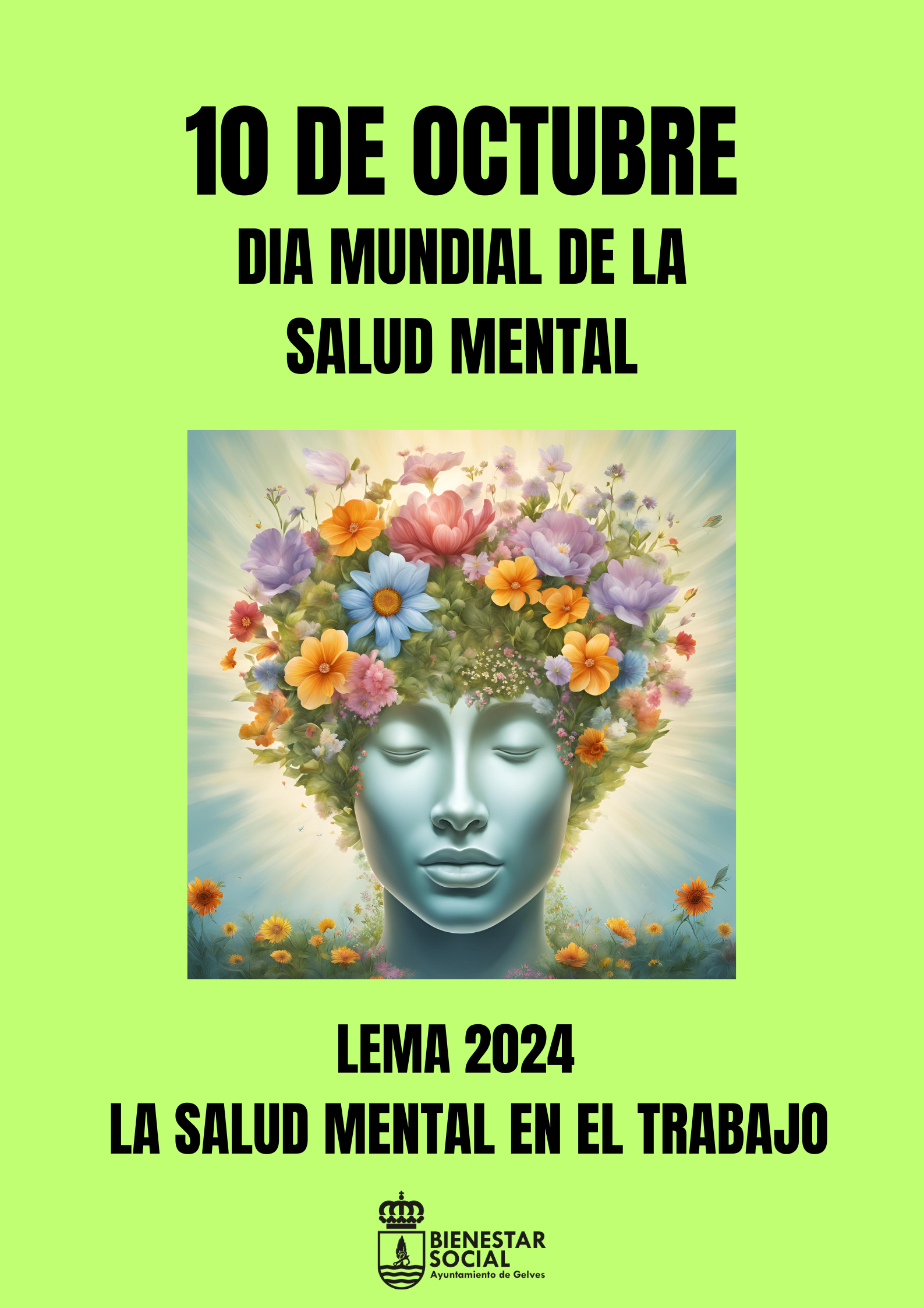 Gelves se suma al 10 de octubre, Día Mundial de la Salud Mental
