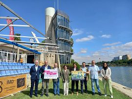 Un total de 700 deportistas de dieciséis países participan en la VII Sevilla International Rowing Masters Regatta