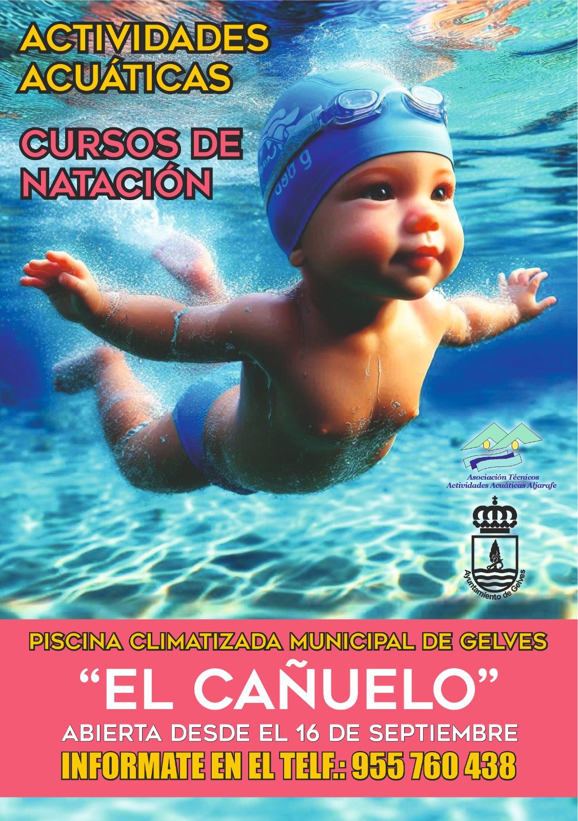 Inicio de temporada de actividades acuáticas de invierno en la Piscina Cubierta de “El Cañuelo”
