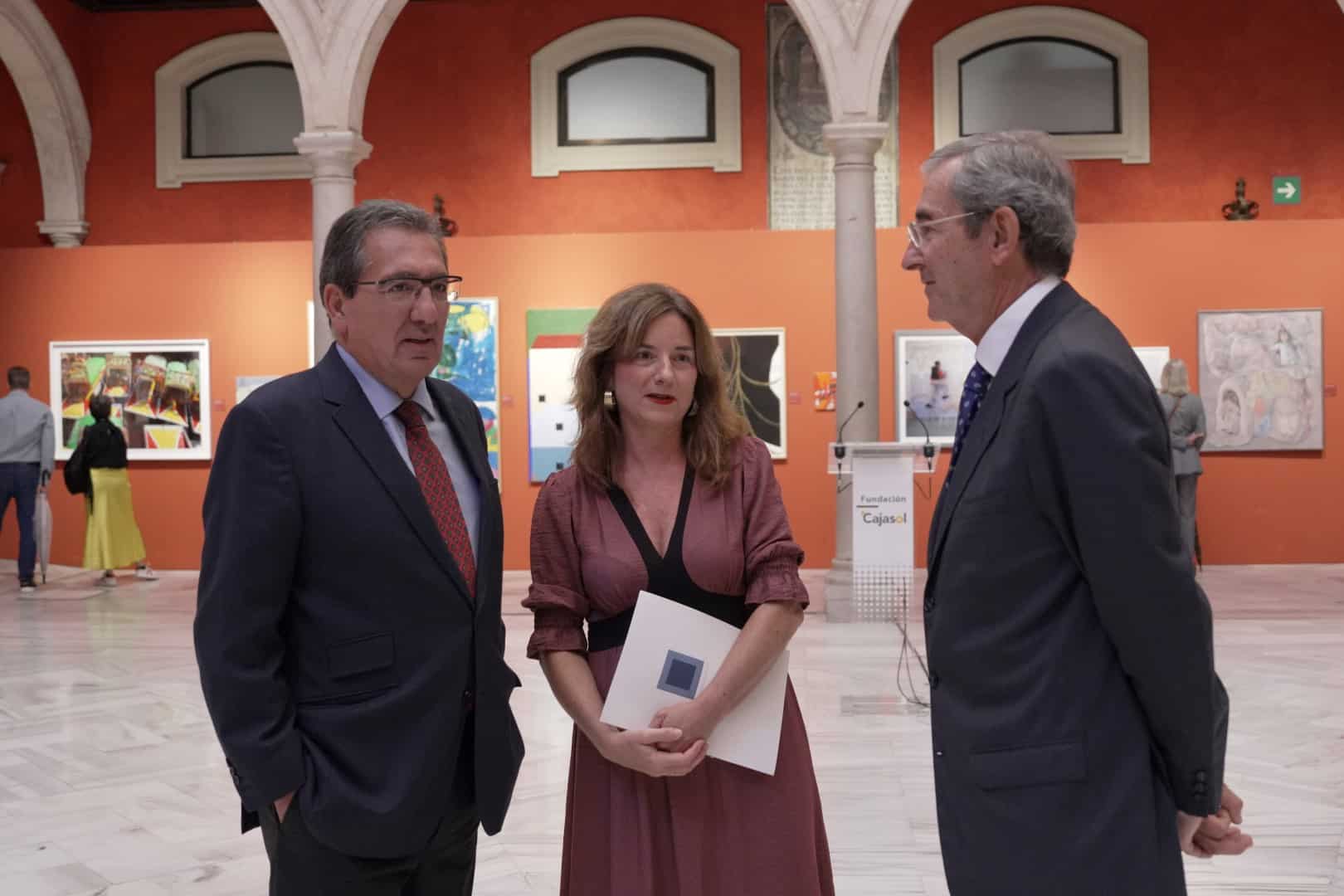 La Fundación Cajasol y Proyecto Hombre Sevilla inauguran la exposición de las obras de la IV Subasta Benéfica de arte contemporáneo