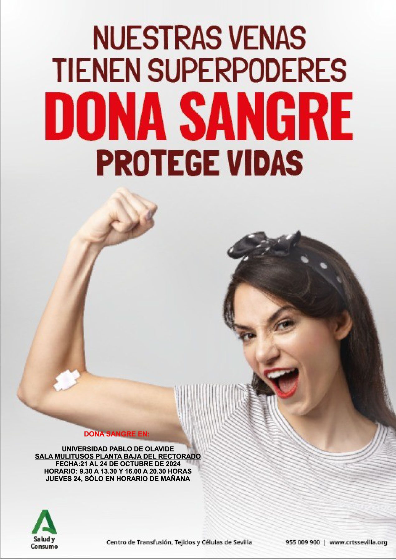 La Universidad Pablo de Olavide acoge una nueva campaña de donación de sangre