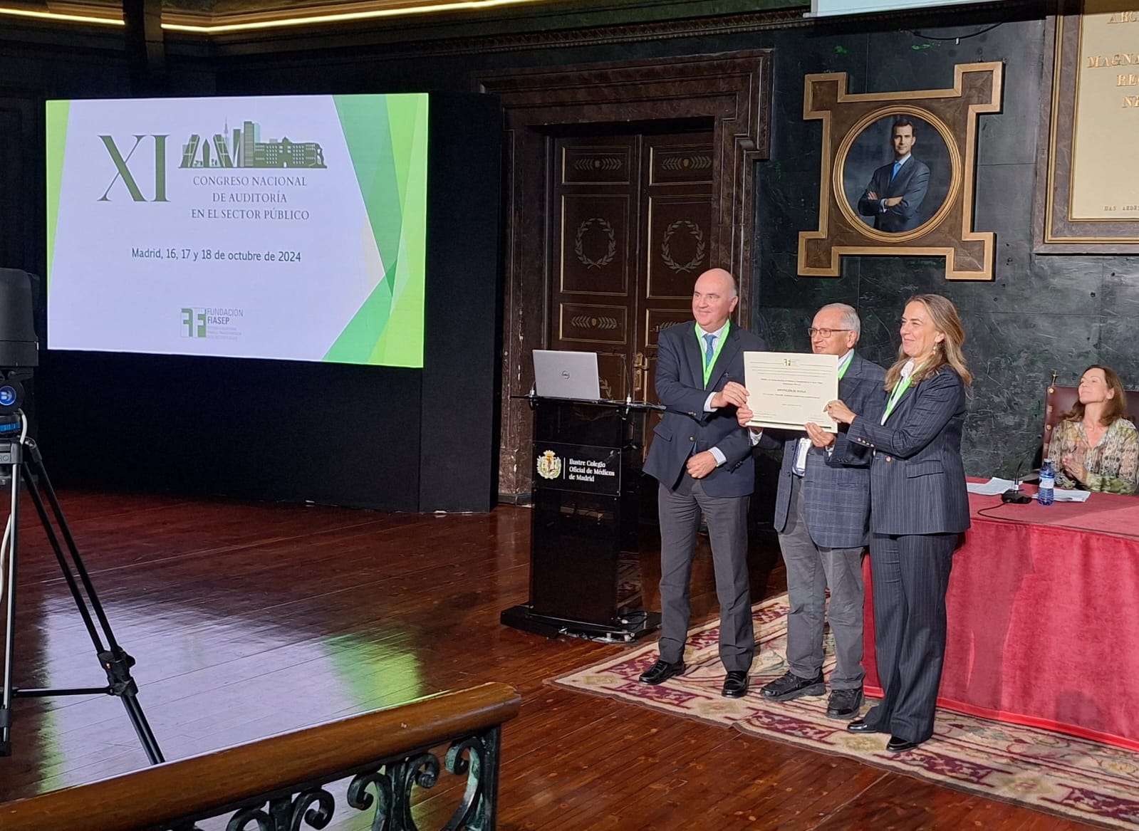 La Diputación de Sevilla recibe el premio a las buenas prácticas en gestión, auditoría y transparencia en el sector público