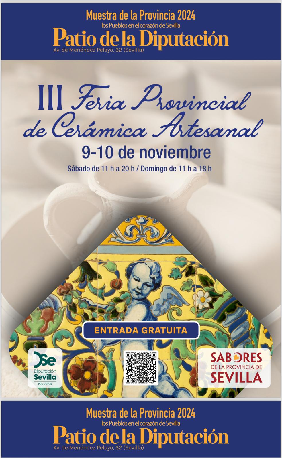 La Diputación abre hoy el plazo para recepcionar las propuestas de participación en la III Feria Provincial de Cerámica Artesanal, abierto hasta el próximo viernes 25