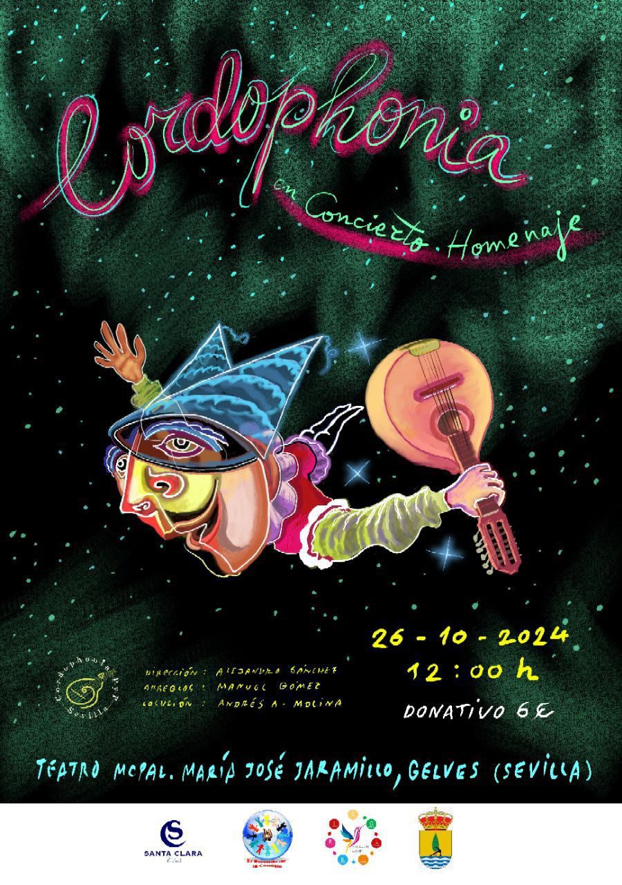 Concierto homenaje y benéfico de Cordophonia en el TMG el próximo sábado a las 12:00h