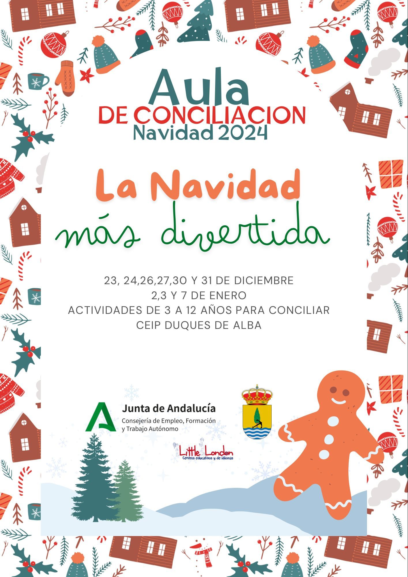 Gelves volverá a contar este año con el Aula Municipal de Conciliación en Navidad