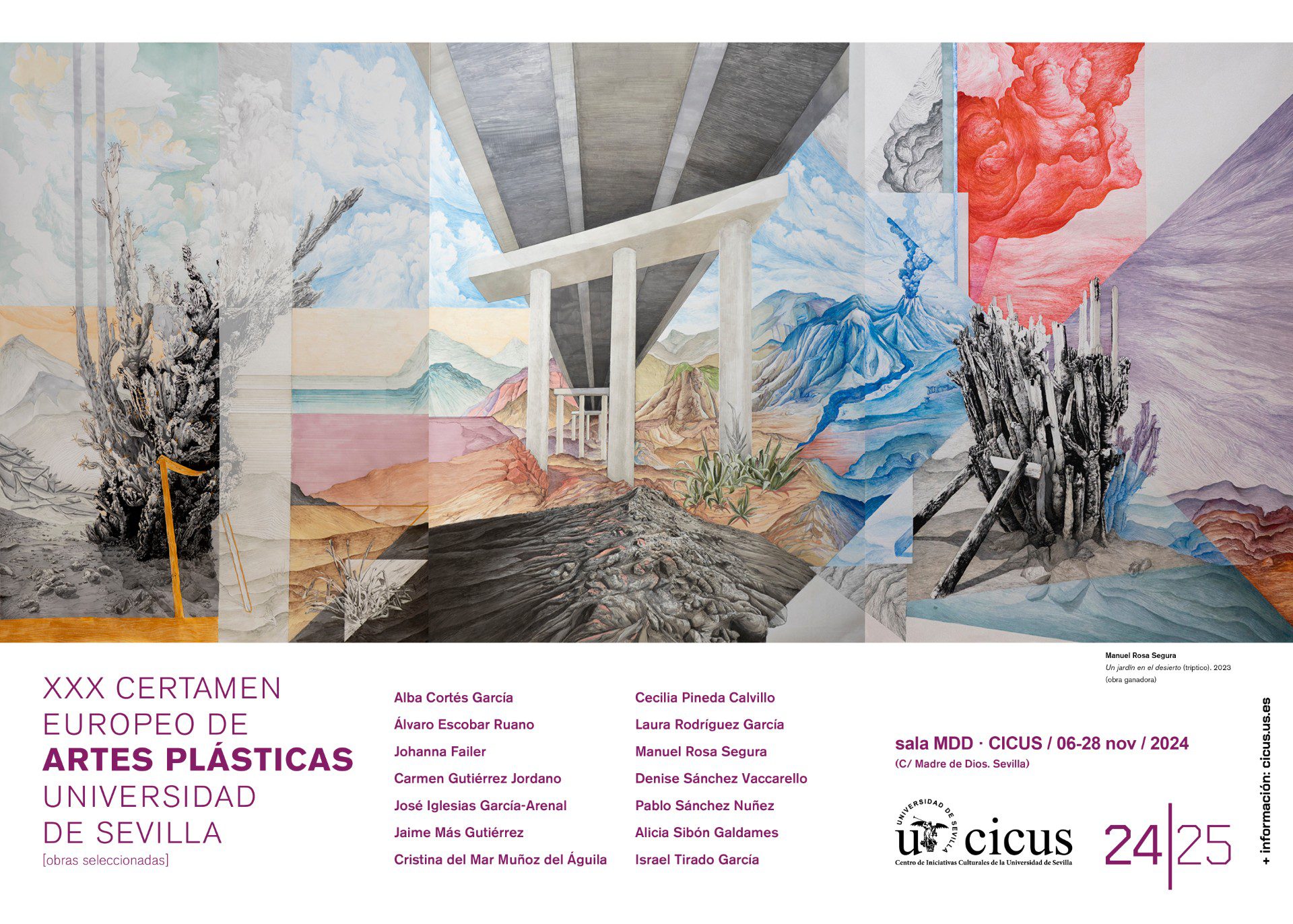 Catorce autores seleccionados en el XXX Certamen Europeo de Artes Plásticas