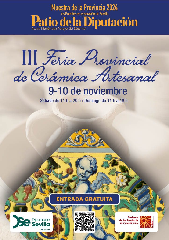 III Feria Provincial de la Cerámica Artesanal: 27 empresas y ceramistas de toda la provincia, centros de formación y tejido asociativo, en el Patio de la Diputación este fin de semana