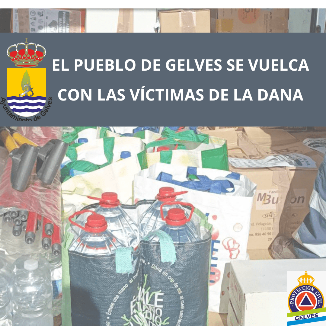 El pueblo de Gelves se vuelca con la campaña de ayuda solidaria a las víctimas de la Dana