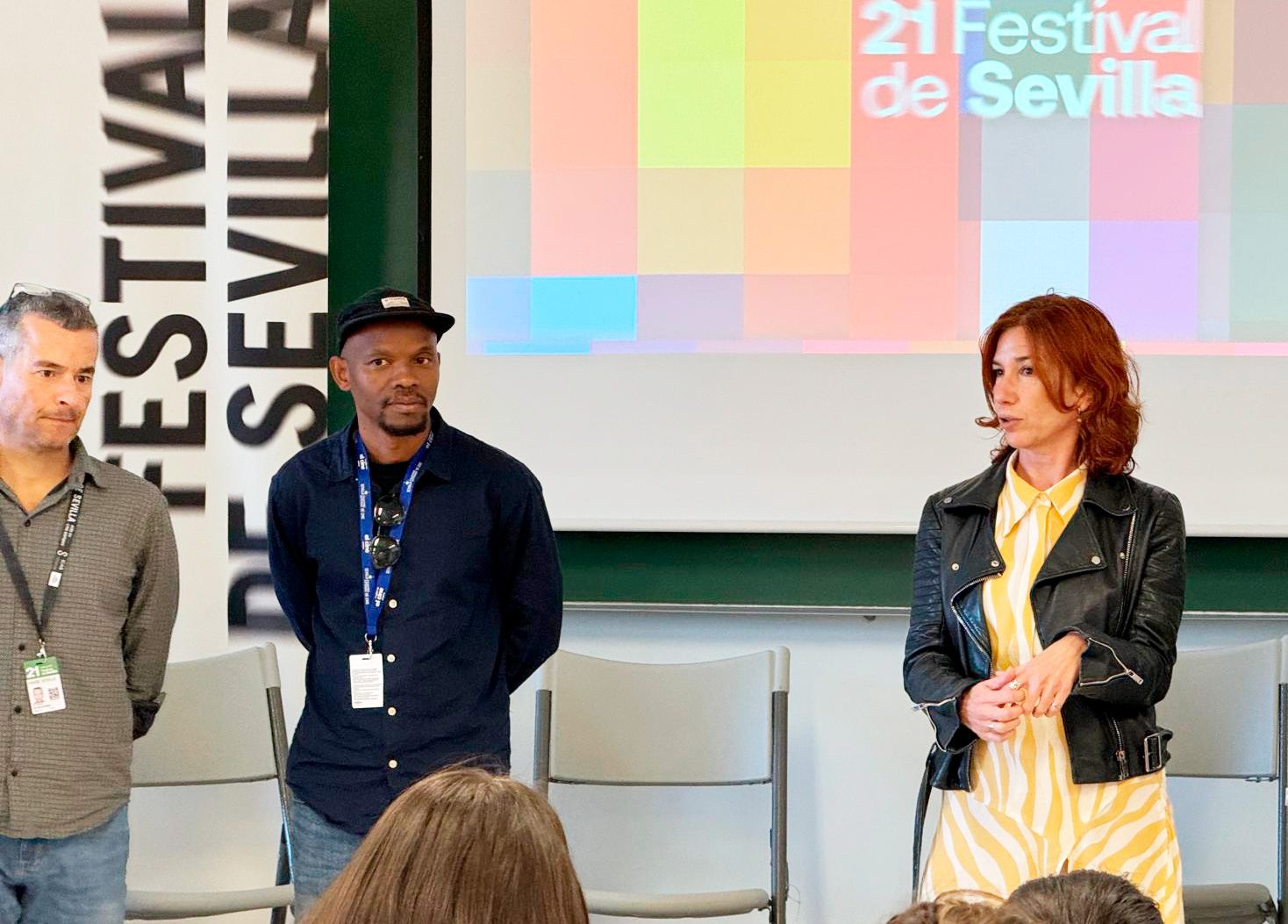 Encuentro en la UPO con el cineasta mozambiqueño Inadelso Cossa en el marco del SEFF 2024