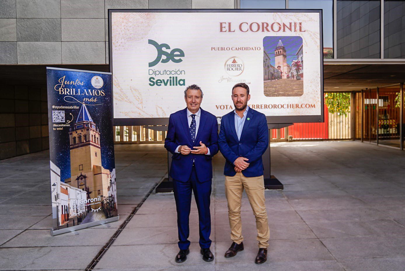 La Diputación apoya la candidatura de El Coronil, única en Andalucía para ganar el encendido de Navidad ” Juntos brillamos más”