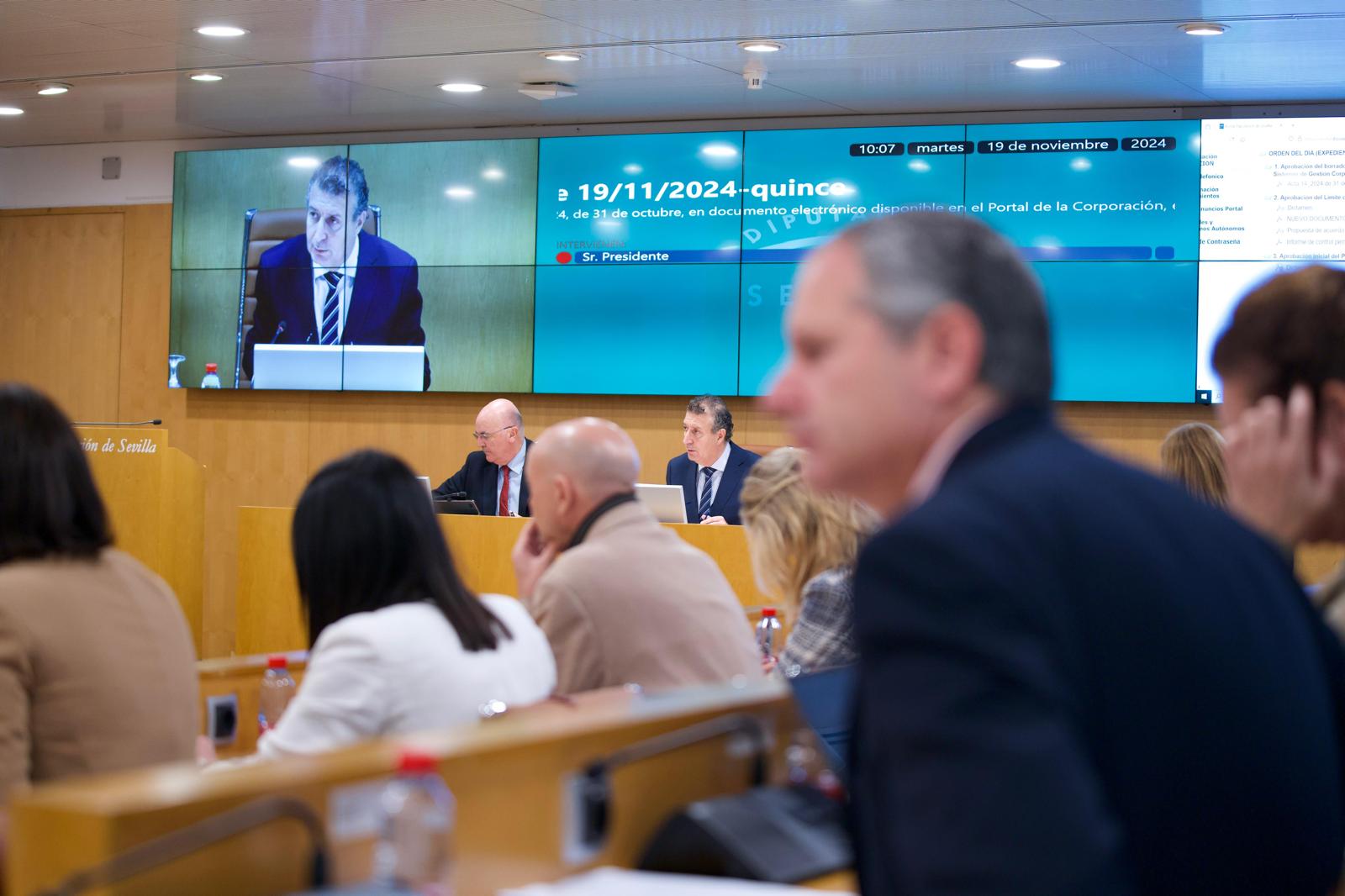 El pleno de la Diputación aprueba su ‘presupuesto más alto de la historia’ para 2025, con los votos a favor del PSOE y ‘Con Andalucía’