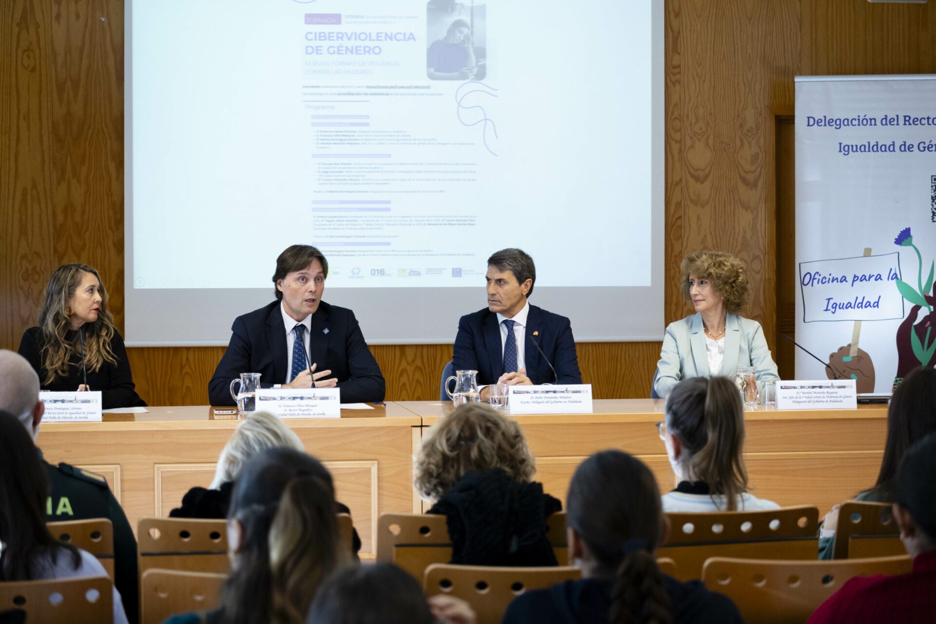 Las jornadas ‘Ciberviolencia de Género’ alertan en la UPO del riesgo existente en el contexto digital para jóvenes y adolescentes